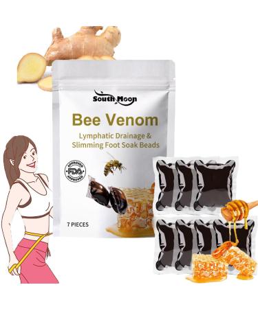 Lukmlca Bee Venom Foot Soak Lukmlca Bee Venom Lymphatic Drainage & S_li_mming Foot Soak Beads Natural Herbal Bee Foot Soak Beads Lukmlca Bee Venom Lymphatic Drainage Foot Soak (1Bag)