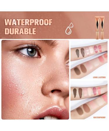 Tongyend Liquid Highlight Beauty Wand Blush Stick Cream Contour Stick and Highlighter with Cushion Applicator Long Lasting Face Blush Illuminator Makeup Stick Liquid Bronzer Super Silky(Highlight 04) Highlight 04 10 g (Pack of 1) - Buy Online on SooperMarket.com