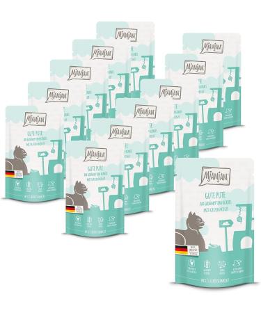 Mjamjam Mix Package IV for Cats - 12 x 125g Premium Wet Food Grain-Free Turkey & Pumpkin Bundle - International Shipping Available - Buy Online on SooperMarket.com