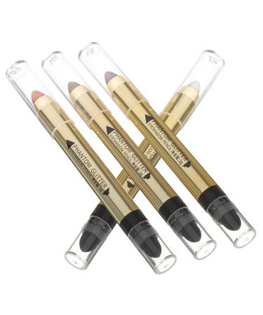 NOLITOY 4pcs Highlighter Eyeshadow Pencil Shimmer Eyeshadow Glitter Eye Shadow Makeup Pencil Plastic