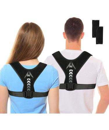 MYSEXY Posture Corrector Upper Back Brace Neck Shoulder Back Support Brace Pain Relief Belt For Women Men Braces Spine Straightener Breathable & Adjustable