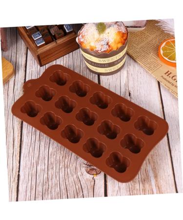 MAGICLULU Alphabet Stencils 2pcs Molder Mold for Chocolate Baking Tool para Paletas De Chocolate Non-Stick Molds Chocolate Making Molds Candy Pan Chocolate Ball Brownie 3D Bakeware - Buy Online on SooperMarket.com