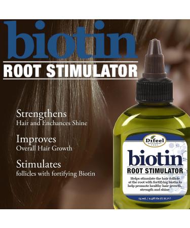 Difeel Biotin Hair Growth Set - Pro-Growth Root Stimulator & Premium Hair Oil 2.5 oz - 2-Piece Gift Set for Hair Growth - Buy Online on SooperMarket.com