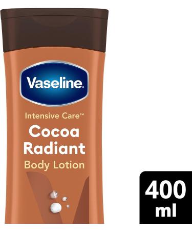 Vaseline Intensive Care Cocoa Radiant Body Lotion 400ml - 100% Cocoa Butter for Dry Skin - Buy Online on SooperMarket.com