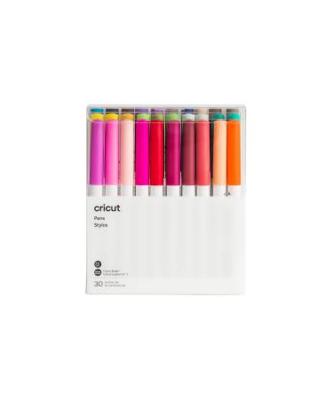 Cricut Ultimate Set, Gel 30 Pack Pens Assorted 30 Count (Pack of 1) Gel Pens