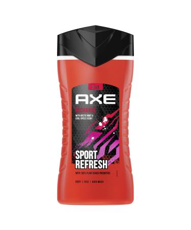 AX 3-in-1 shower gel & shampoo calca sports refresh for long-lasting freshness and fragrance dermatologically tested 250 ml 1 piece of grapefruit 250 ml (1 Pack)