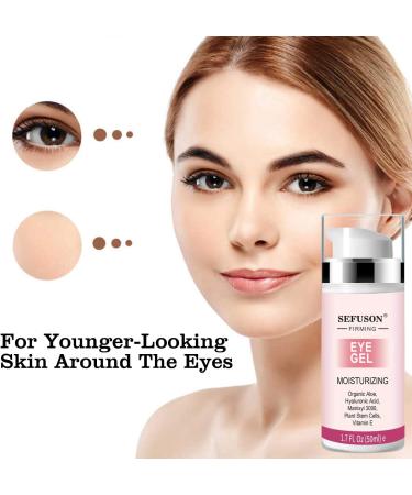 Dark Circle and Puffiness Eye Gel Cream - Moisturizing Serum for Wrinkles and Bags - Men & Women - Buy Online on SooperMarket.com