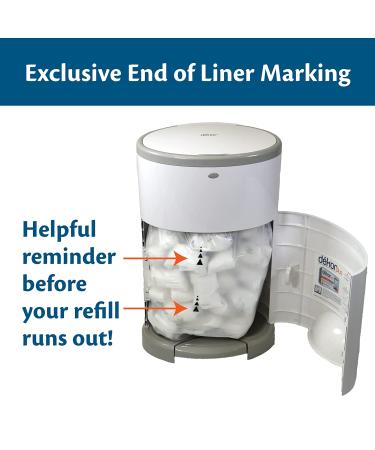 Diaper Dekor Classic Diaper Pail Liner Refills - 4 Pack, 4 Count - Buy Online on SooperMarket.com