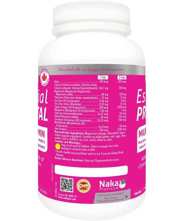 Prenatal Multi 150vcaps Essential nutrients for mom's Health and baby's development Made in Canada (120+30 Free) - Buy Online on SooperMarket.com
