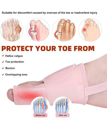 Foot Thumb Valgus Corrector - Soft High Elasticity Toe Separators for Pain Relief and Improved Feet Care - Buy Online on SooperMarket.com