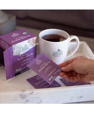 Earth Mama Organic No More Milk Tea 16-Count Box (6-Pack) | Breastmilk Production Reduction Tea for Weaning - Buy Online on SooperMarket.com