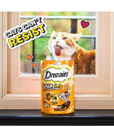 DREAMIES Shakeups Rockin Roost Cat Treats 8 x 55g - Irresistible Cat Snacks for Playful Pets - Buy Online on SooperMarket.com