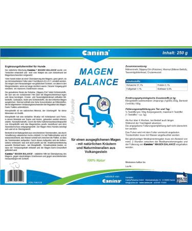 Canina Magen Balance 250g - Natural Digestive Support for Dogs | International Shipping Available - Buy Online on SooperMarket.com