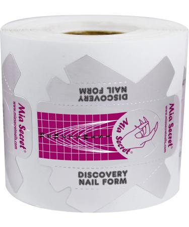 Mia Secret Discovery Nail Form  500 PCS - Acrylic Nail Forms  Nail Extension Tips  Nail Forms for Acrylic Nails  Acrylic Nail/UV Gel Nail Extension Forms - Guide Stickers for Nails