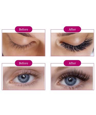 Buy C Curl 0.07mm 3D Lash Extensions - Volume Eyelashes 8-14mm for Natural Long Look | Professional Individual Eyelash Clusters - Buy Online on SooperMarket.com
