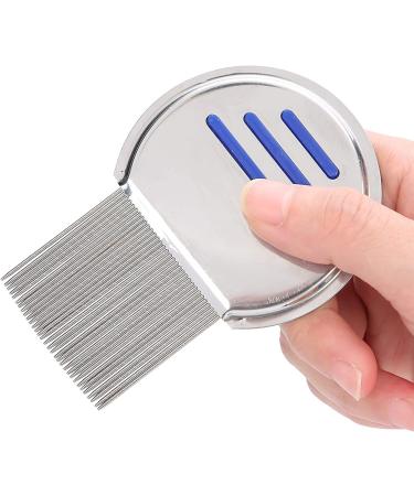 U-K Head Lice Comb Professional Stainless Steel Lice Nits Comb Portable Louse Removal Comb for Effectively Get Rid of Hair Lice and Nits(Blue) Useful As Shown - Buy Online on SooperMarket.com