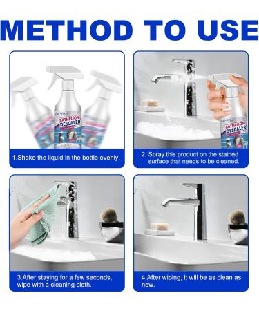 Stubborn Stains Cleaner Multipurpose Bathroom Foam Cleaner bathroom descaler cleaner bathroom descaler stubborn stains cleaner All Purpose Rinse bathroom descaler (2) - Buy Online on SooperMarket.com