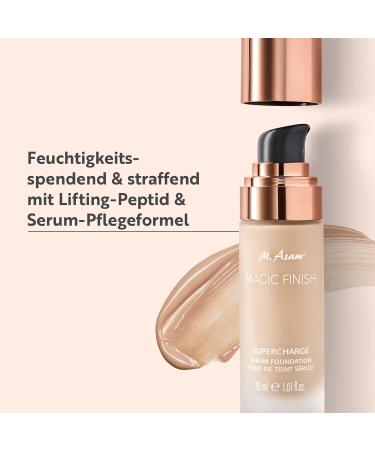 Buy M. Asam Magic Finish Supercharge Serum Foundation Soft Ivory 30ml - Vegan Moisturizing Liquid Foundation & Face Serum with Optimal Coverage & Hyaluron - Buy Online on SooperMarket.com