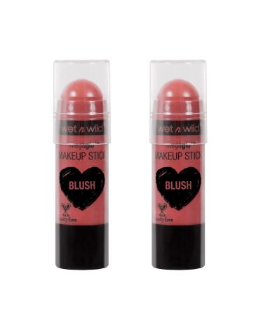 Wet n Wild MegaGlo Makeup Stick Pink Floral Majority 3.5 Ounce (Pack of 2)