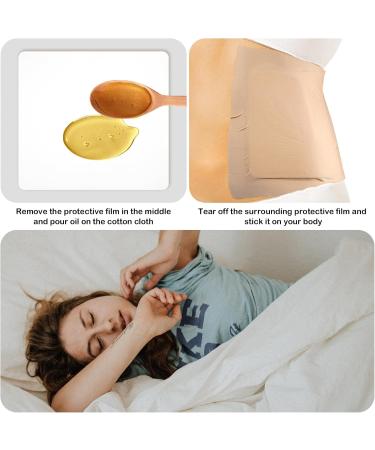 5 Pack Self-Adhesive Castor Oil Packs - Organic Cotton Leak-Proof & Absorbent Massage Belt (20x22cm) - Buy Online on SooperMarket.com