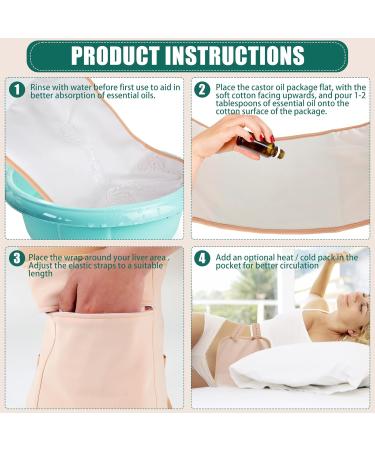 SHASUXTING 5Pcs Neck Waist Oil Pack Set with Chest Pad Reusable Oil Wrap Mess-Free Oil Pack Wrap with Adjustable Straps Comfortable Oil Pack for Neck Waist - Buy Online on SooperMarket.com