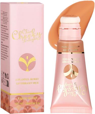 Velvet Liquid Blush - Applicator Detachable Matte Face Blush - Portable Blush Stick with Cushion Applicator for Home Gathering Dating Working Traveling Acime 01 - Buy Online on SooperMarket.com