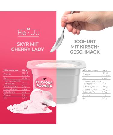 Premium Cherry Tasting Powder 200g - Vegan Gluten-Free Diabetic-Friendly - Only 7 kcal per Portion - Buy Online on SooperMarket.com