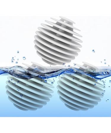 Laundry Balls For Dryer - Hair Remover For Laundry - Spherical Vane Eco-friendly Hair Catcher Balls Anti-tangling Reusable Washing Ball For Enhancing Your Machine Cleaning Power White - Buy Online on SooperMarket.com