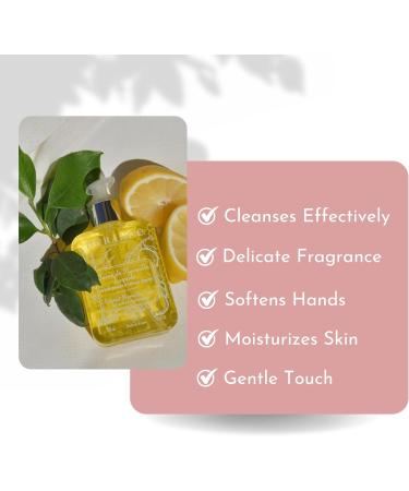 Durance Liquid Marseille Soap With Lemon & Ginger Essential Oils 300ml - Paraben Free Hand Wash - Vegan Friendly - Gently Cleanses & Nourishes - Buy Online on SooperMarket.com
