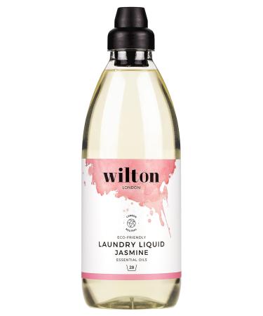 Wilton London Eco Friendly Jasmine Laundry Liquid 28 Washes - Non-Bio - Plant-based & Biodegradable Laundry Detergent - Packed with Essential Oils - Made in UK - 1 Litre Jasmine 1.00 l (Pack of 1)