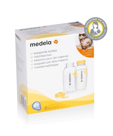 Medela Breastmilk Collection and Storage Bottles 8oz - 2 Pack, 250ml Capacity - Buy Online on SooperMarket.com