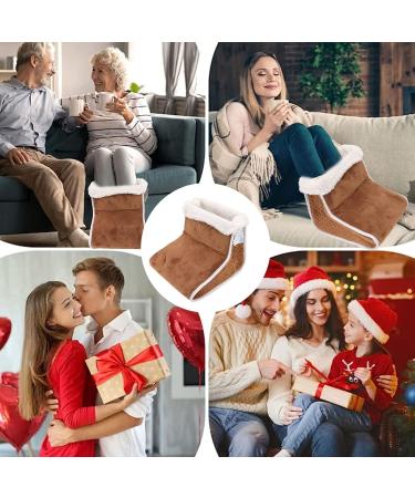 Topincn Heated Foot Pillow - 6-Speed Electric Warmer for Men & Women | Intelligent Constant Temperature & Timing (EU 220V) - Buy Online on SooperMarket.com