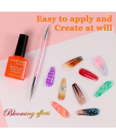 Lavender Violets 25 Pcs Gel Nail Polish Mousse pudding Colours Foundation Blooming Gel Base Coat Glossy n Matte Top Coat Dotting Drawing Nail Brush Manicure Soak Off UV LED Varnish C407 #25 Mousse pudding - Buy Online on SooperMarket.com