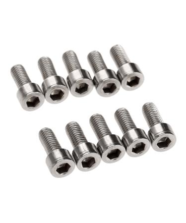 10Pcs Bike Water Bottle Cage Bolts Holder Screws M5 Inner Rack Hexagon Stainless Steel Screws