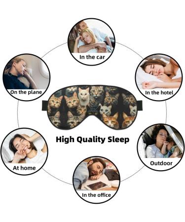 Buy Cat Soft Sleep Eye Mask | Female Breathable Eye Patch for Travel & Relaxation - International Shipping - Buy Online on SooperMarket.com