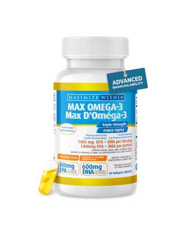 Maximize Within Max Omega 3 Triple Strength 60 softgel