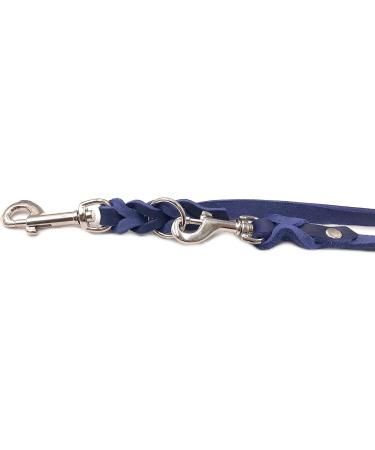 Buy Adjustable Dog Liner for Small & Large Dogs - 2m Navy Blue | Durable Double Linen Leash - Buy Online on SooperMarket.com