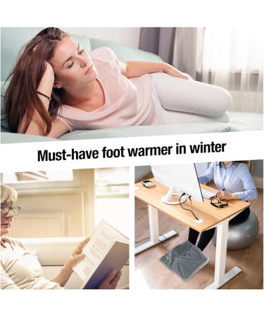EWOKE Electrical Foot Heating Pillows - Soft Fast Heating Winter Accessories for Women | Ideal for Work Reading Travel & Sleep - Buy Online on SooperMarket.com