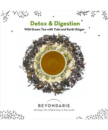 BEYONDARIE Smoked Tea Bags - 15 Long Leaf Pyramid Herbal Teabags - Buy Online on SooperMarket.com