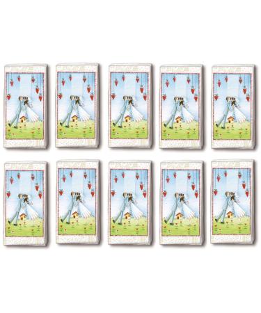 100 motif handkerchiefs "Lovers Forever"
