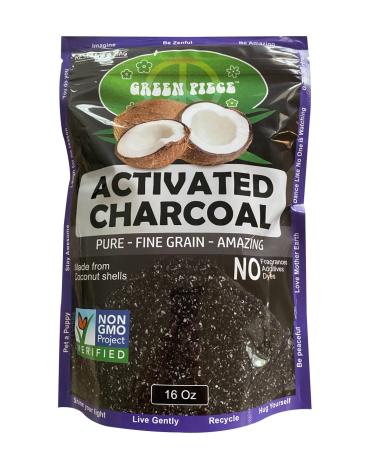 Green Piece Activated Charcoal Pure Course Grain Air Purifying Bags- Kid/Pet Friendly Air Fresheners Odor Absorber - Resealable Bag Made by Green Piece