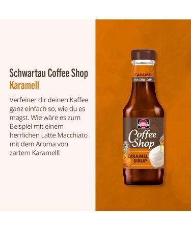Schwartau Coffee Shop Caramel Syrup - 200ml | Enhance Your Coffee Specialties | International Shipping Available - Buy Online on SooperMarket.com