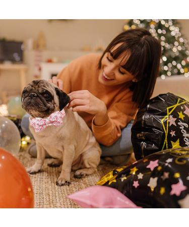 Shop Lionheart Glory Christmas Dog Collar - Adjustable Pink Soft Collars for Medium Dogs | Perfect Holiday Gift for Pet Girls | 1 Pack - Buy Online on SooperMarket.com