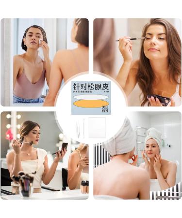Veeteah Eyelid Tape for Hooded Eyes Invisible | Waterproof Droopy Eyelid Lifter Waterproof Eyelid Tape - Professional Droopy Eyelid Solution Comfortable Eye Lid Contour Stickers for Natural Look - Buy Online on SooperMarket.com