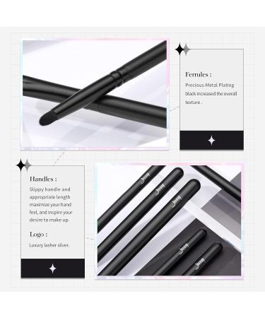 Jessup 12pcs Black Eye Makeup Brushes Set - Professional Eyeshadow Brush Set with Natural Synthetic Hair for Eyebrow, Eyelash, Eyeliner - T322 F-T322 - Buy Online on SooperMarket.com