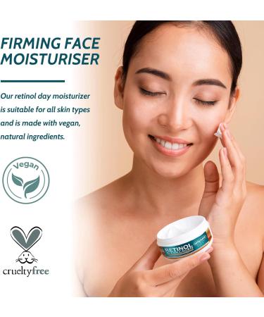 Trendyfave Retinol Moisturiser Cream Collagen Face Cream with Retionl 5% Hyaluronic Acid and Vitamin E Smoothes Wrinkles Day and Night Cream Firming Retinoid Cream - Buy Online on SooperMarket.com