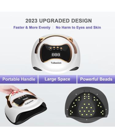 UV LED Nail Lamp 120W - Fast Curing Gel Light with Auto Sensor & 4 Timer LCD Display for Professional Nail Care at Home - Buy Online on SooperMarket.com
