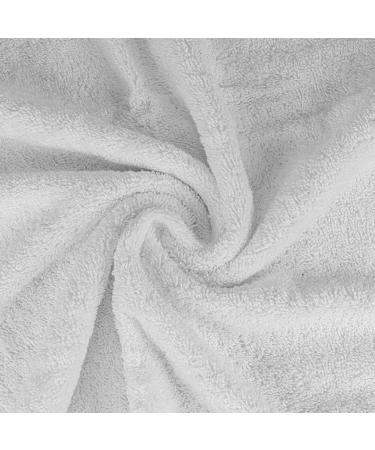 CASA COPENHAGEN Solitaire 600 GSM 6-Piece Towel Set - Black + White | Super Soft Egyptian Cotton Towels for Bathroom, Kitchen & Shower - Buy Online on SooperMarket.com