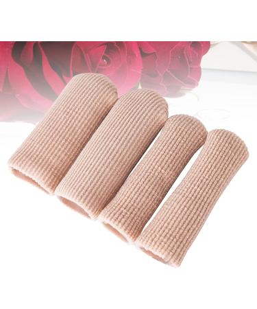 4pcs Nylon Toe Protectors Set - Hammer Toe & Finger Sleeve for Pain Relief and Protection | Healeved Toe Covers - Buy Online on SooperMarket.com