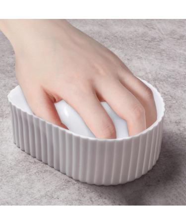 kawehiop Nail Soaking Bowl Manicure SPA Tool for Home Salon Acrylic Remover Durable and Easy to Clean White 14.8x11.5x5.7cm 1Set 1Set White 14.8x11.5x5.7cm - Buy Online on SooperMarket.com